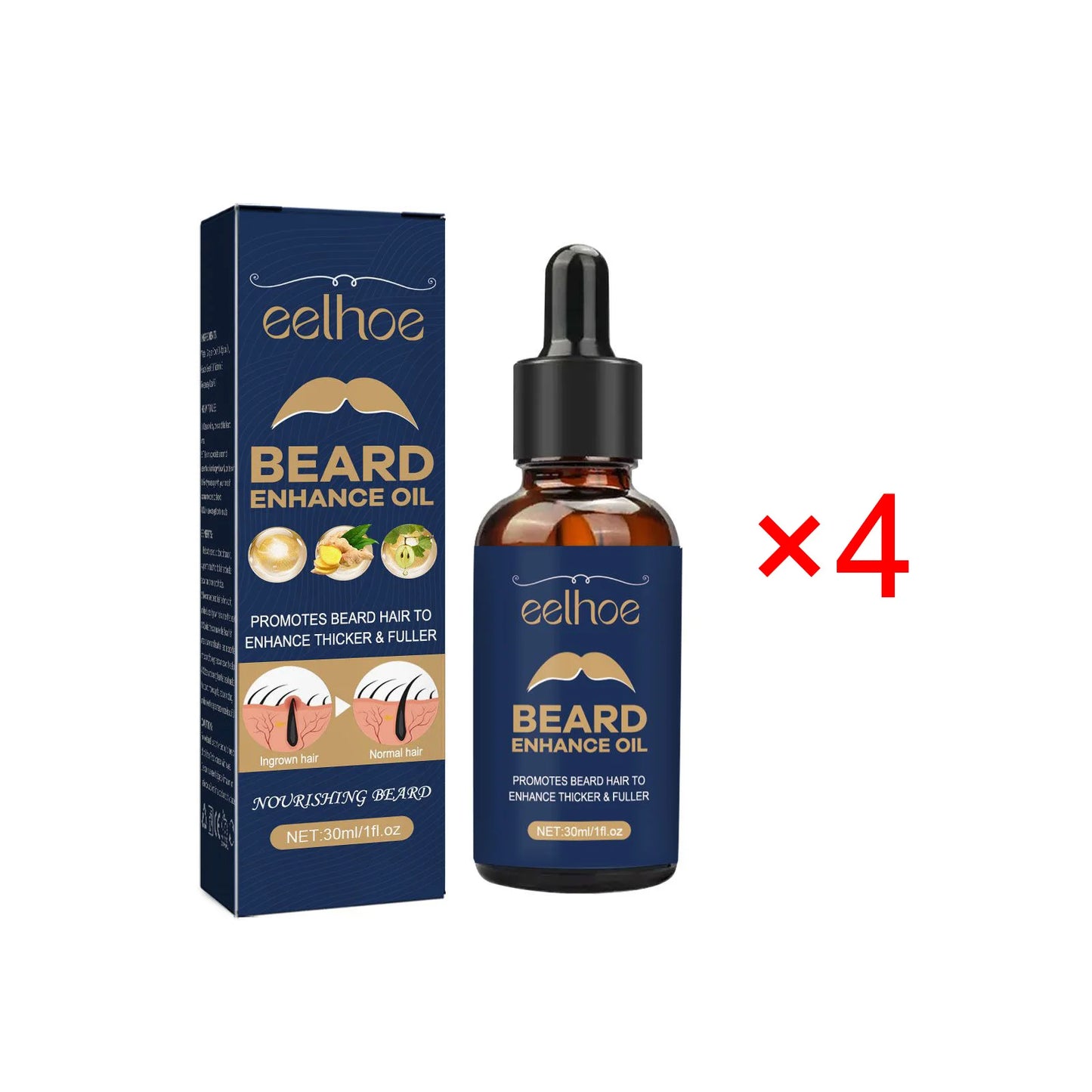 Men Face Care Beard Enhance Oil Moisturizing Soften Strengthen Brightening Follicles Stimulating Natural Growth Beard Oil