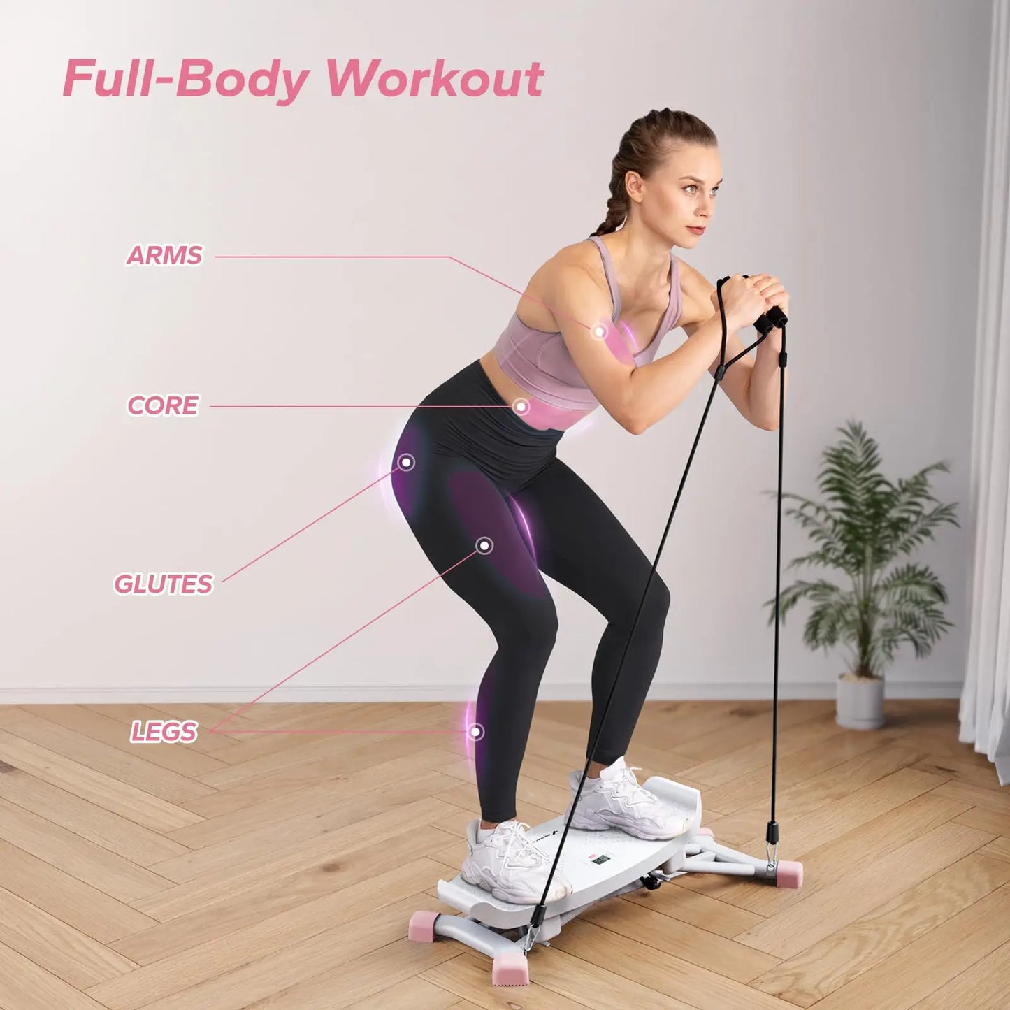 Ski Machine Simulated Ski Training Machine Leg Exercise Fun Cardio Fitness Machine Full Body Aerobic Exercise Equipment