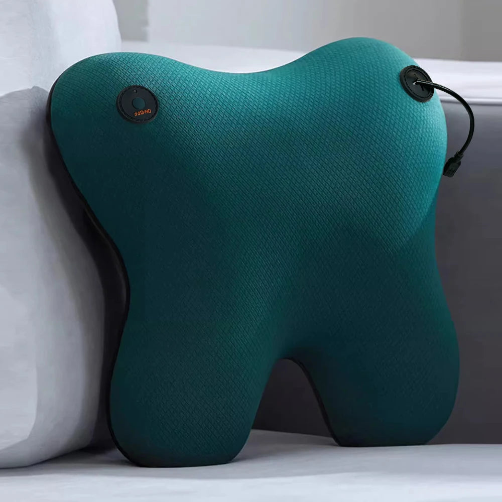 Back Massage Pillow with Heat Cordless Neck Massagers for Relax Deep Tissue Shiatsu Massagers for Full Body message