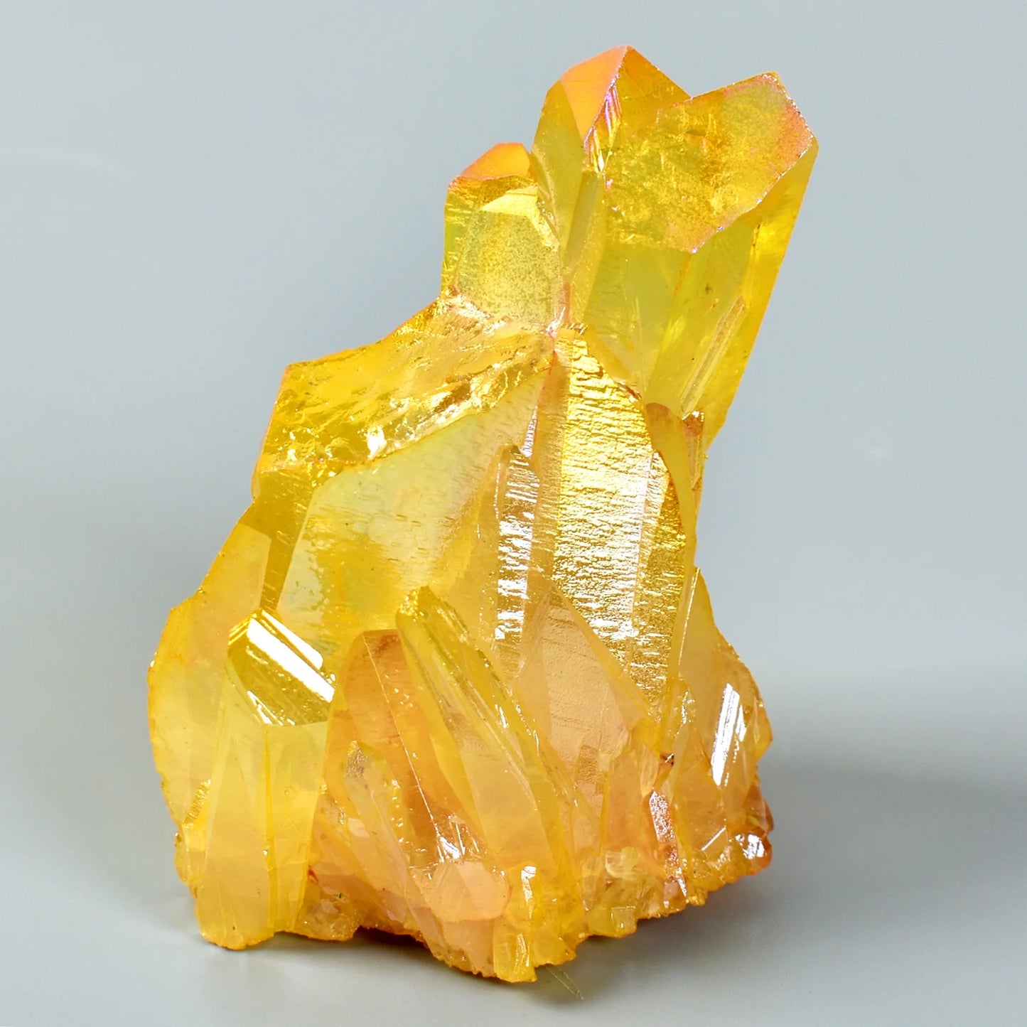 1PC Irregular Natural Quartz Cluster Crystal Gem Healing Mineral Specimen Reiki Crystal Yellow