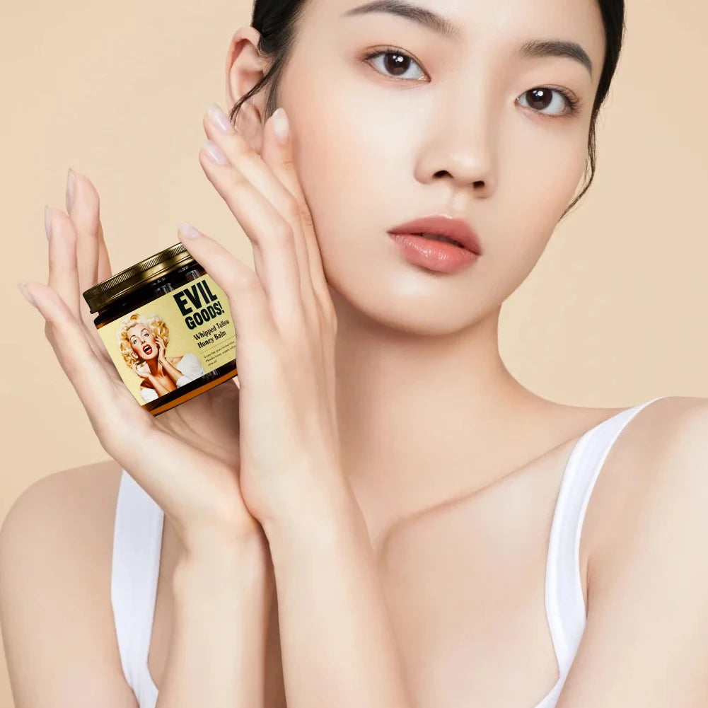 120ml Grass Fed Grass Finished Whipped Vanilla Beef Tallow Moisturizer,Anti Aging Fine Lines Whitening Moisturizing Brightening