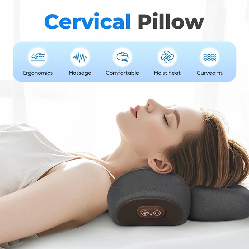 Pillow Massage Neck Hump, 2025 Upgraded 3-in-1 Neck Shoulder Pillow Massage For Pain Relief Deep Tissue