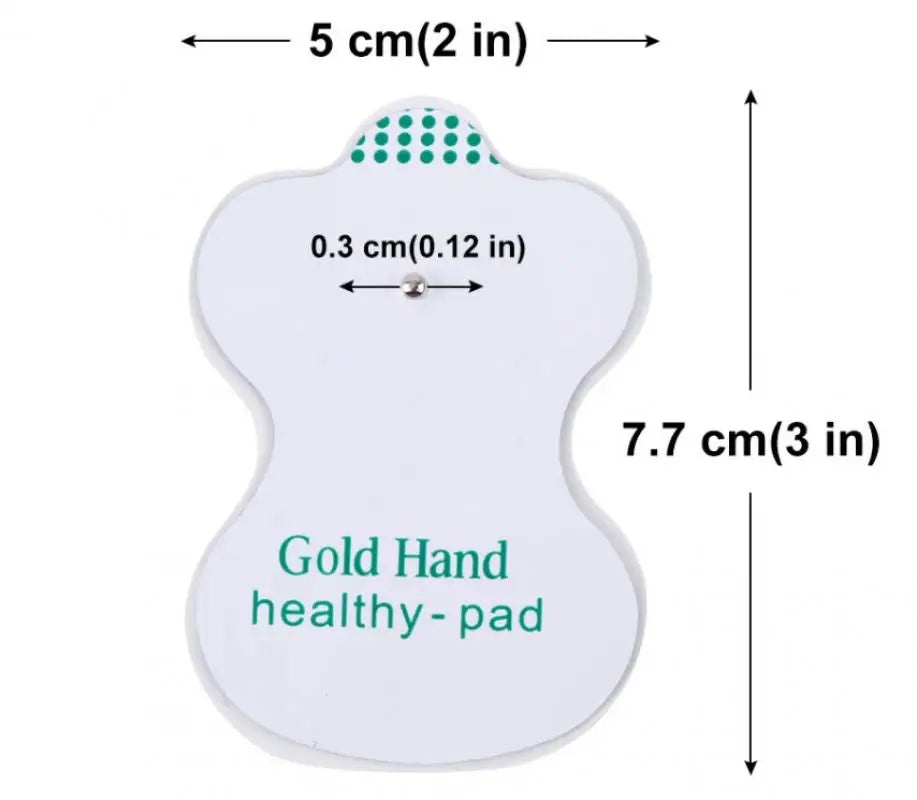 50Pcs Tens Electrode Pads Conductive Gel Acupuncture Therapeutic Pulse Pressure Electrical Muscle Stimulator Massage Patches