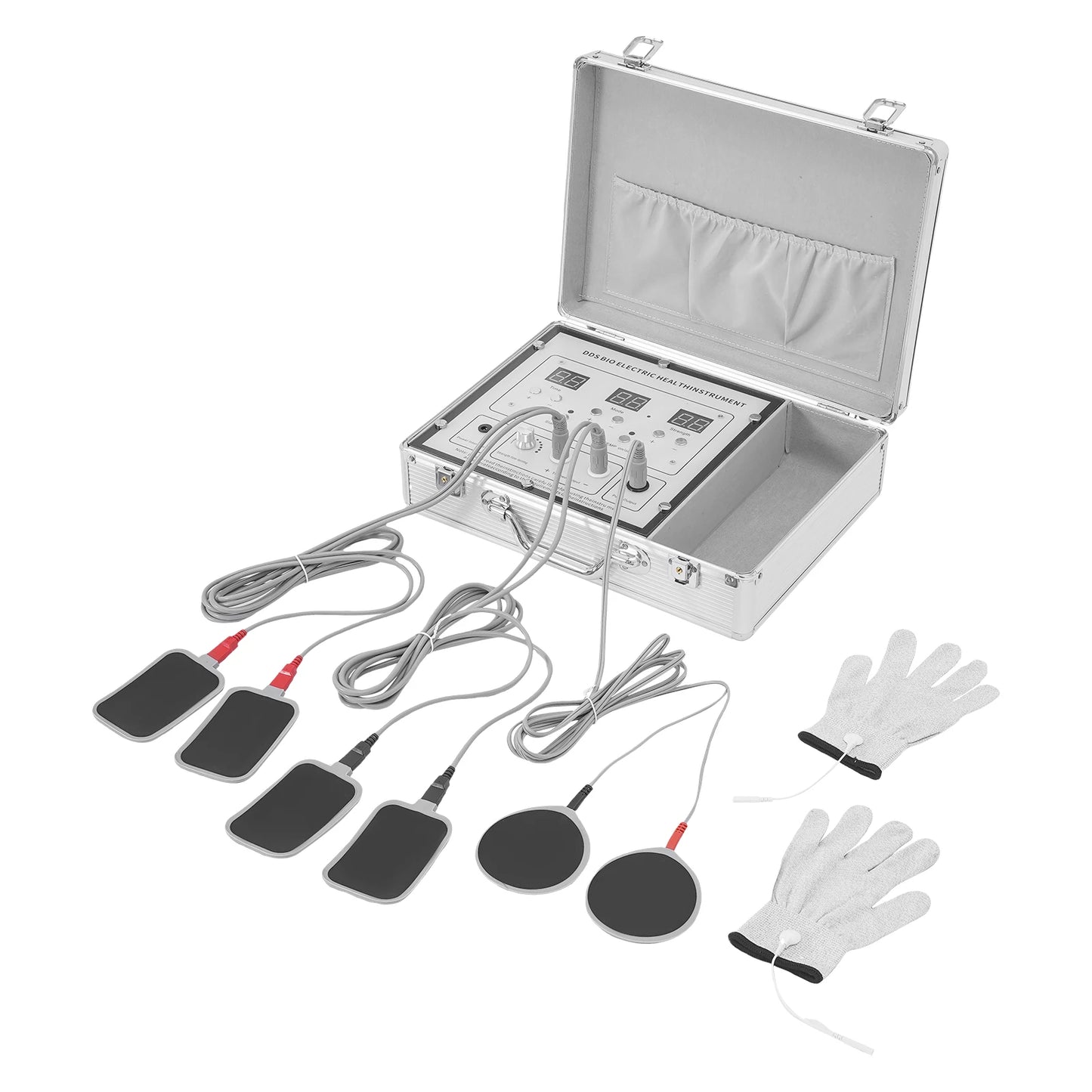 10 Modes Electric Muscle Stimulator, 99 Levels TENS Physiotherapy Pulse Body Massager, Body Meridian Conditioning Massager
