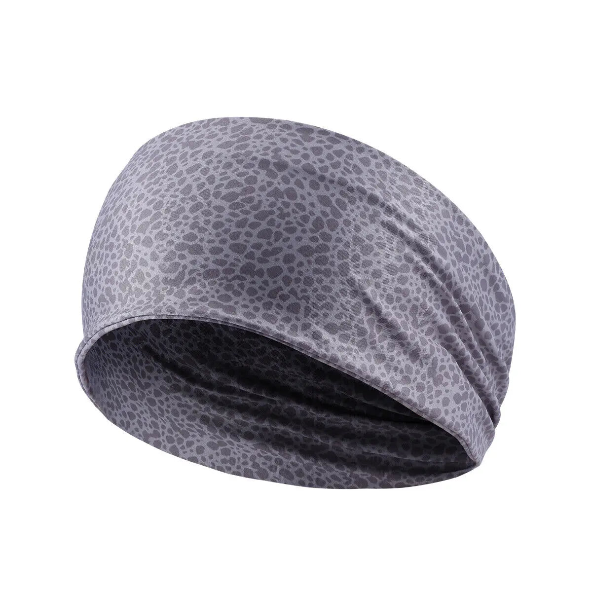 Mens Womens Wide Headband Non-slip Elastic Hair Wrap Sports Yoga Gym Hairband Breathable Gym Running Tennis Outdoor Headwrap