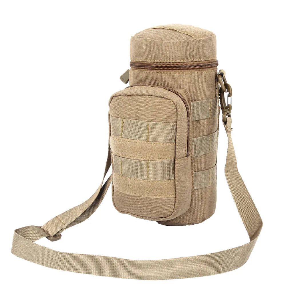 Tactical Molle Water Bottle Pouch Water Bottle Holder Bag Accessory Pouch Cycling Hiking Camping Pack Water Kettle Pouch Holder