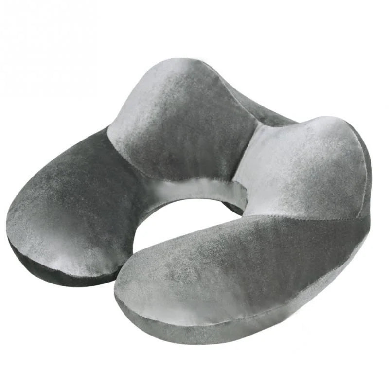 U-shaped Air Travel Pillow Inflatable Neck Pillow Travel Accessories Comfortable Sleep Pillow Portable Neck Protection Pillow