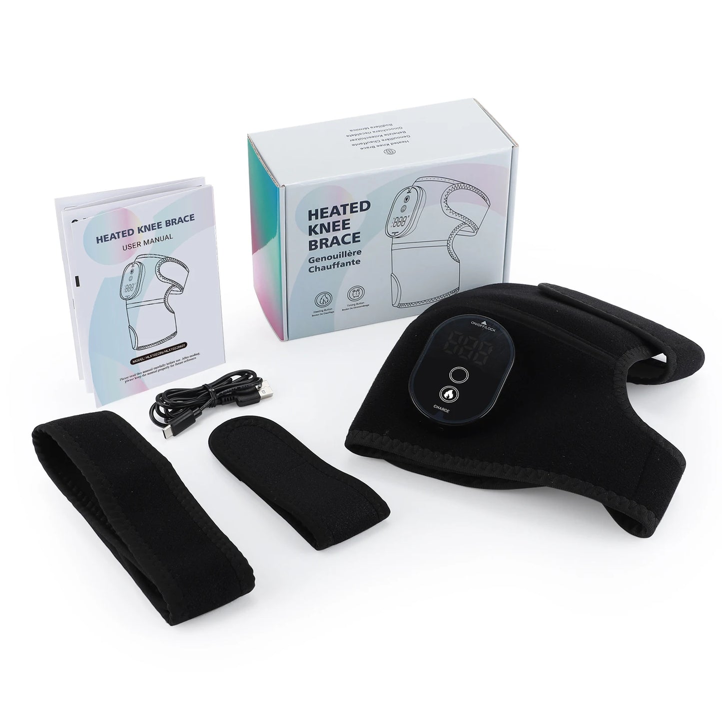 Wireless Heating Knee Brace Electric Knee Heating Pad Hot Compress Physiotherapy Arthritis Joint Pain Relief Elbow Shoulder Knee