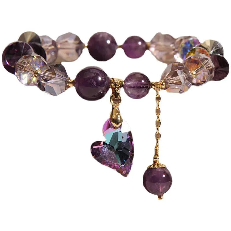 Natural Amethyst Chinese-Style Bracelet – A New Design Symbolizing Love, Romance & Spiritual Awakening