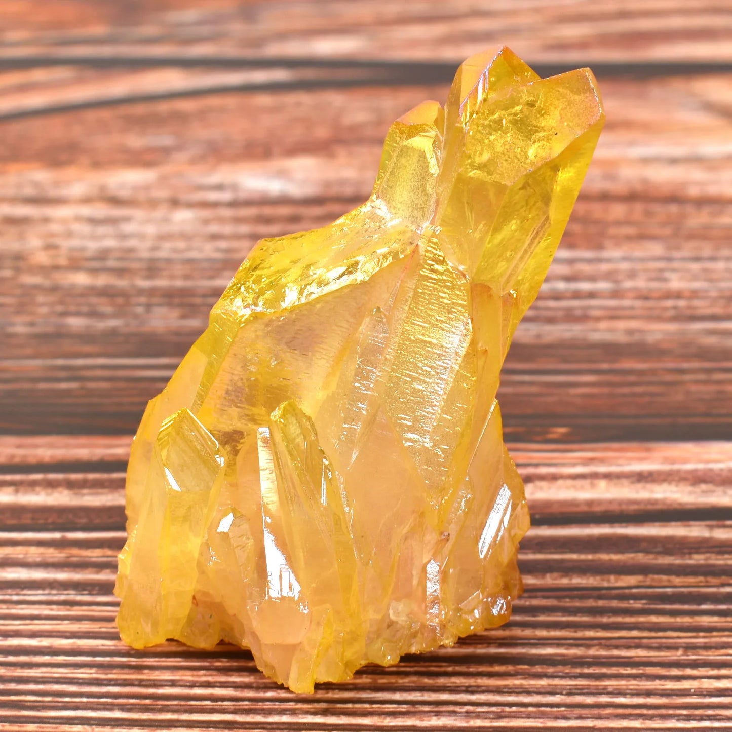 1PC Irregular Natural Quartz Cluster Crystal Gem Healing Mineral Specimen Reiki Crystal Yellow
