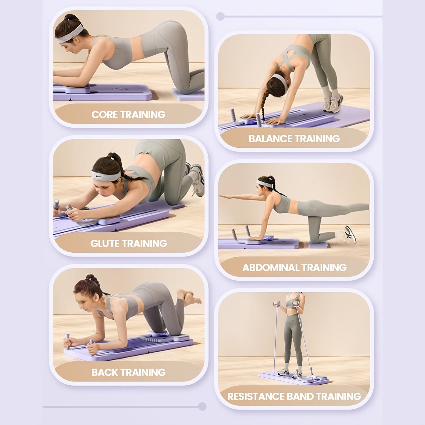 U.S FAST SHIPPING!!! Adjustable Pilates Board, Home Workout | Ab & Push-up Workout Board- Yoga