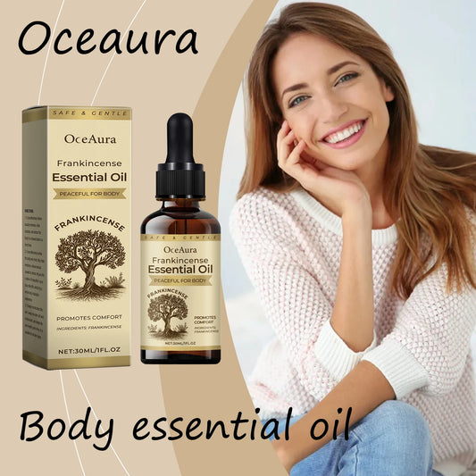 Frankincense Essential Oil Reduce Anxiety and Fatigue Massage Muscle Relaxing Soothing Mood Relief Stress Body Oil