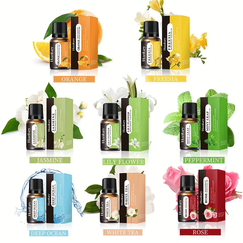 Fruity Essential Oil Set Essential Oils used for Aromatherapy Diffuser Essential Oil Gift Set Orange  Freesia  Peppermint