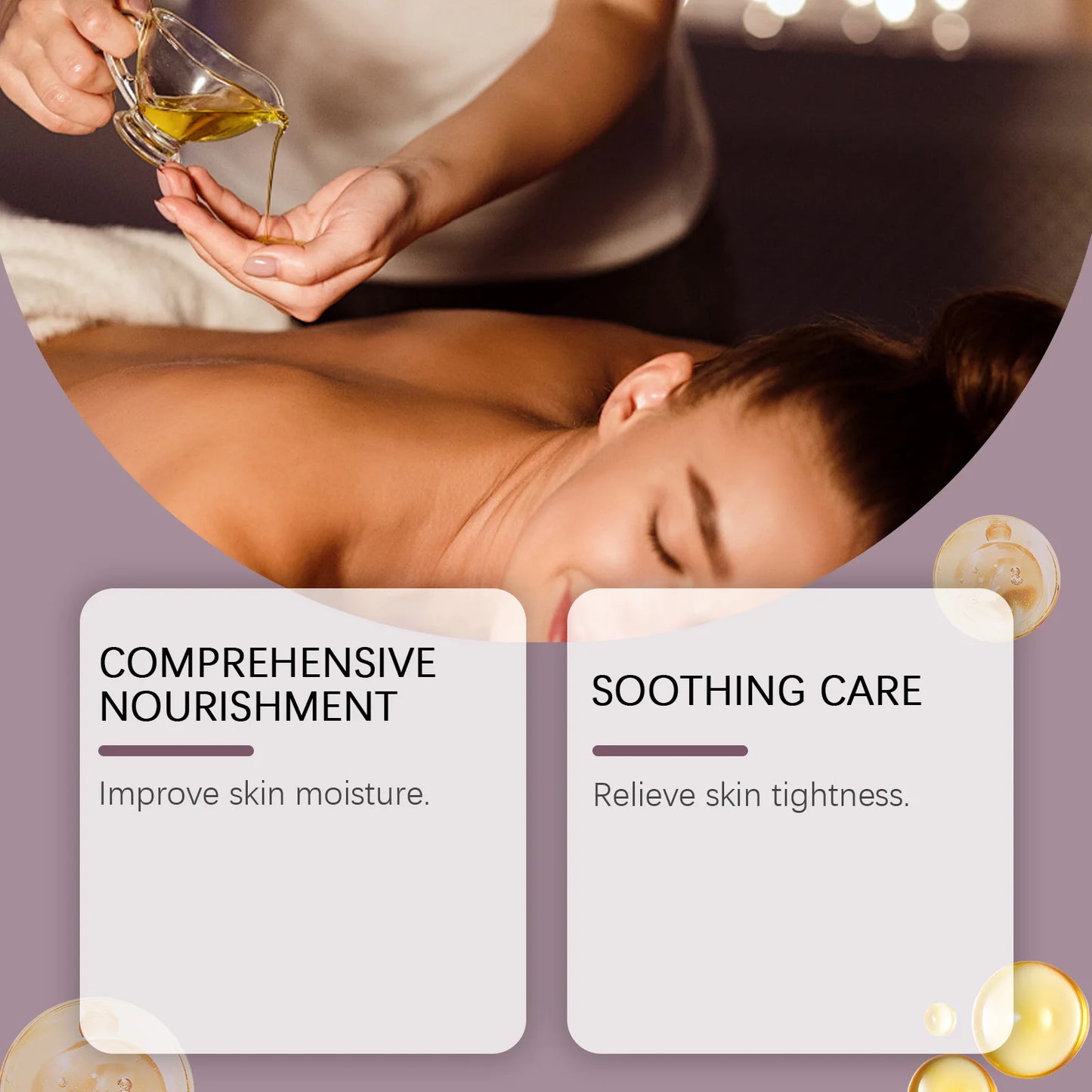 Body Skin Revitalizing Oil Lasting Hydrating Delay Aging Brightening Skin Tone Massage Relief Fatigue Soothing Body Oil