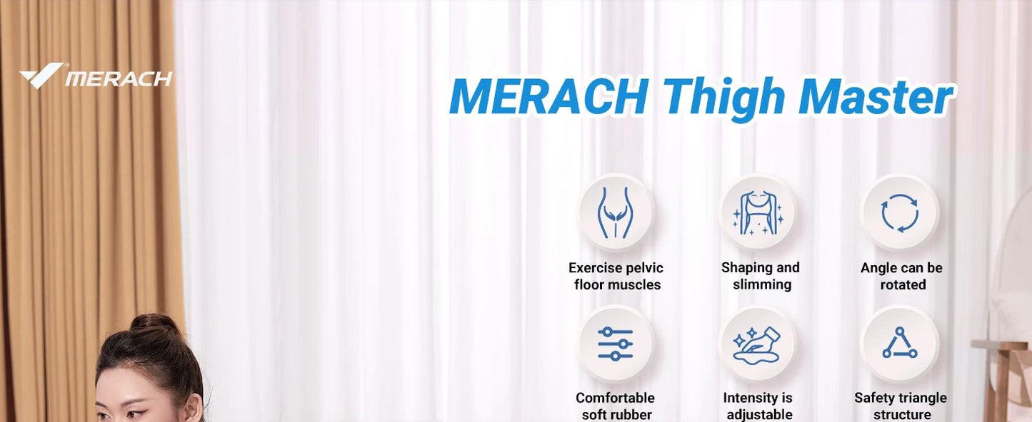 Thigh Trainer Pelvic Floor Muscle Trainer/Inner Thigh Exercise Workout Equipment Pilates Pelvic Floor Strengthen Device