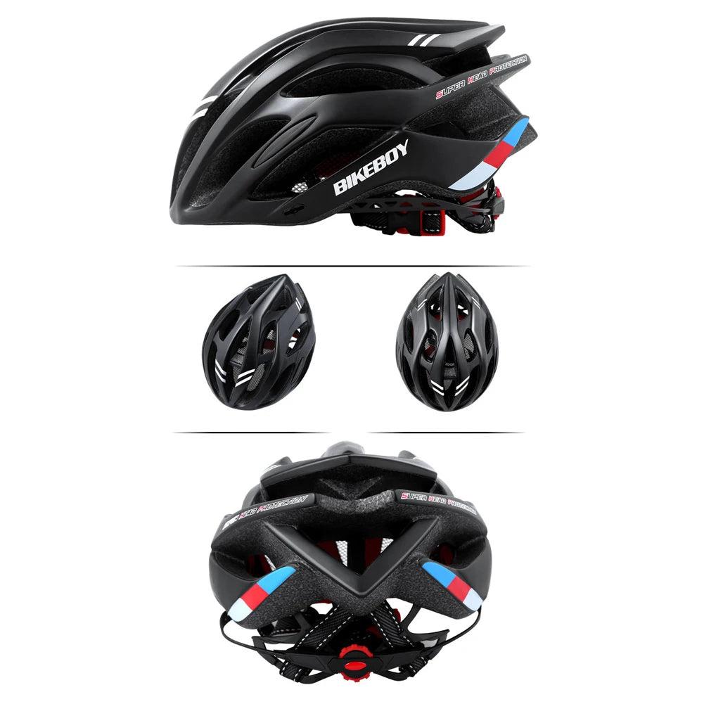 Bike Helmet for Men Women Sport Cycling Helmet Adjustable Mountain Road Bicycle Soft Pad Safety Hat Cap Accessories