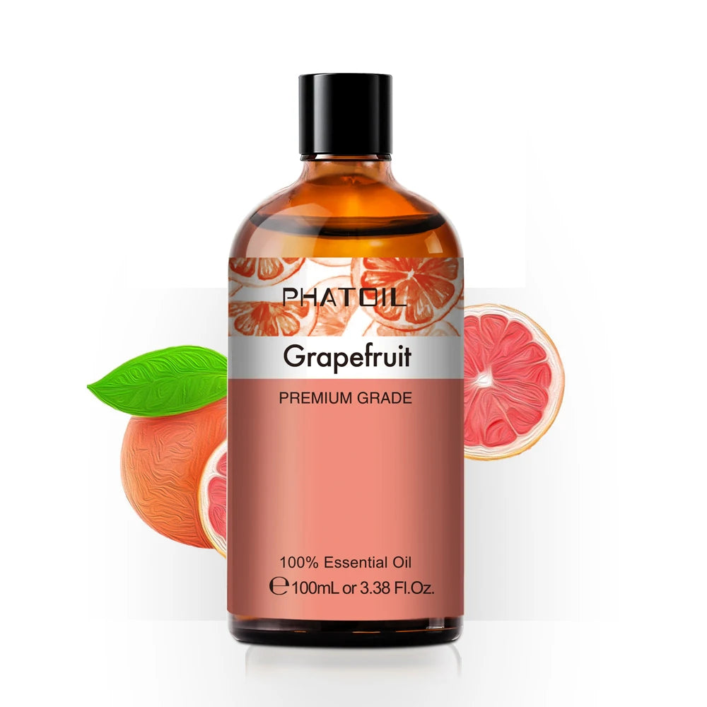 100ML Pure Natural Rose Essential Oils Humidifier Diffuser Lavender Vanilla Peppermint Geranium Cloves Basil Tea Tree Aroma Oil