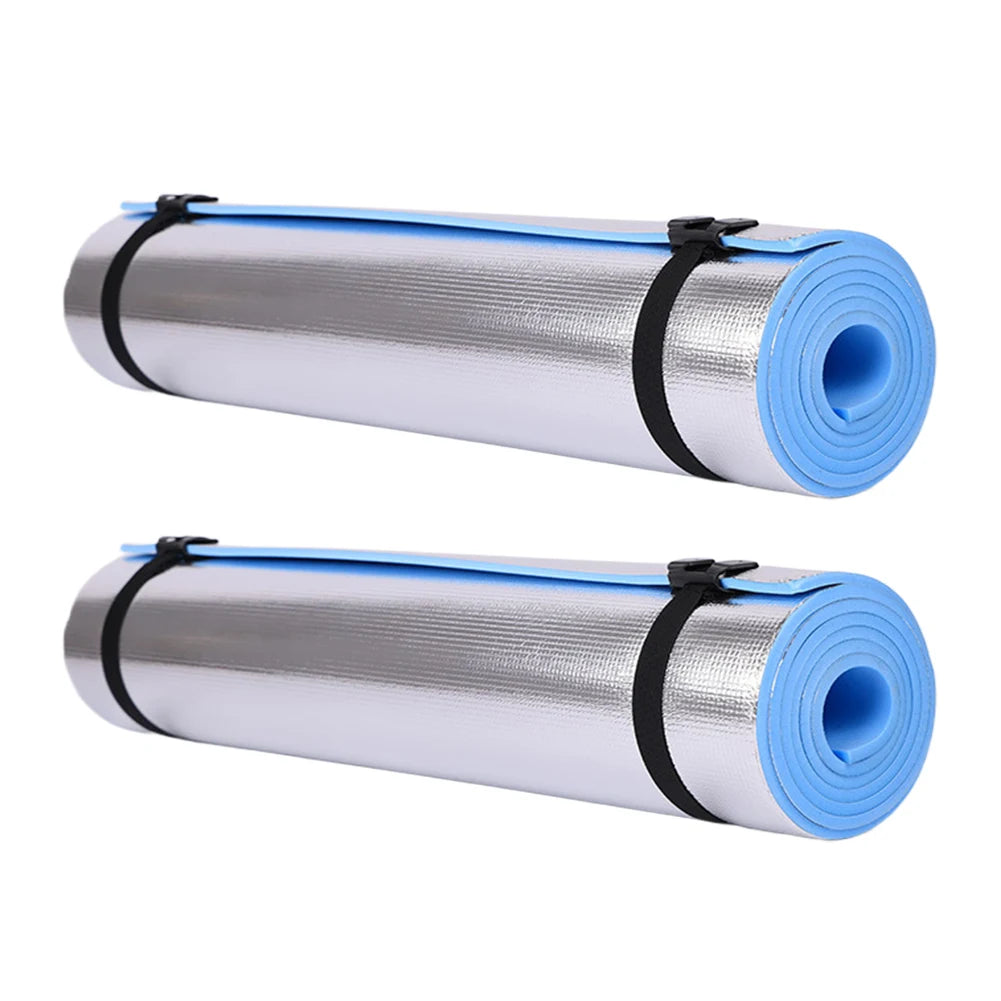 Waterproof Yoga Mat EVA Exercise Pad Thickened Aluminum Membrane Exercise Mat Portable Multifunction for Fitness Exercise