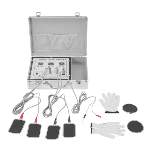10 Modes Electric Muscle Stimulator, 99 Levels TENS Physiotherapy Pulse Body Massager, Body Meridian Conditioning Massager