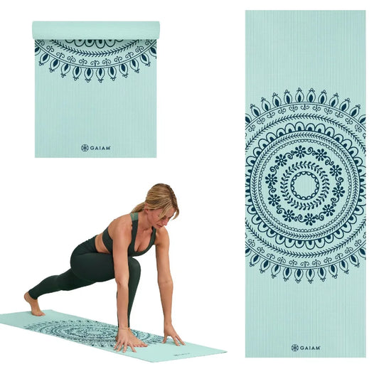 Mint Marrakesh Yoga Mat Non-Slip, 5mm, 1 Mat