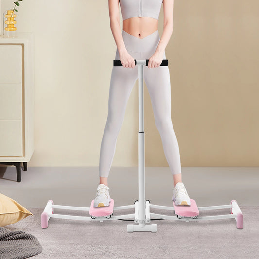 (Pink) Pelvic Floor Muscle Fitness Equipment, Ski Training Machine, Pelvic Floor Muscle Repair Strengthening Training Device