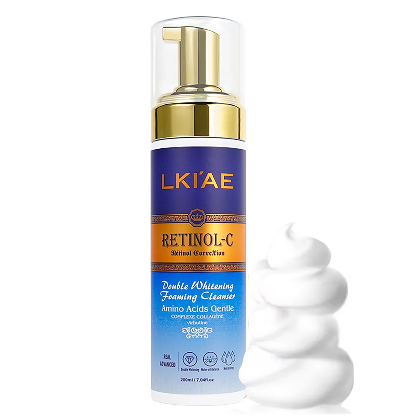 Advanced Retinol Double Whitening Skin Care Set, Deeply Moisturizing, Clean Skin, Reduce Wrinkles, Stains, Dark Spots