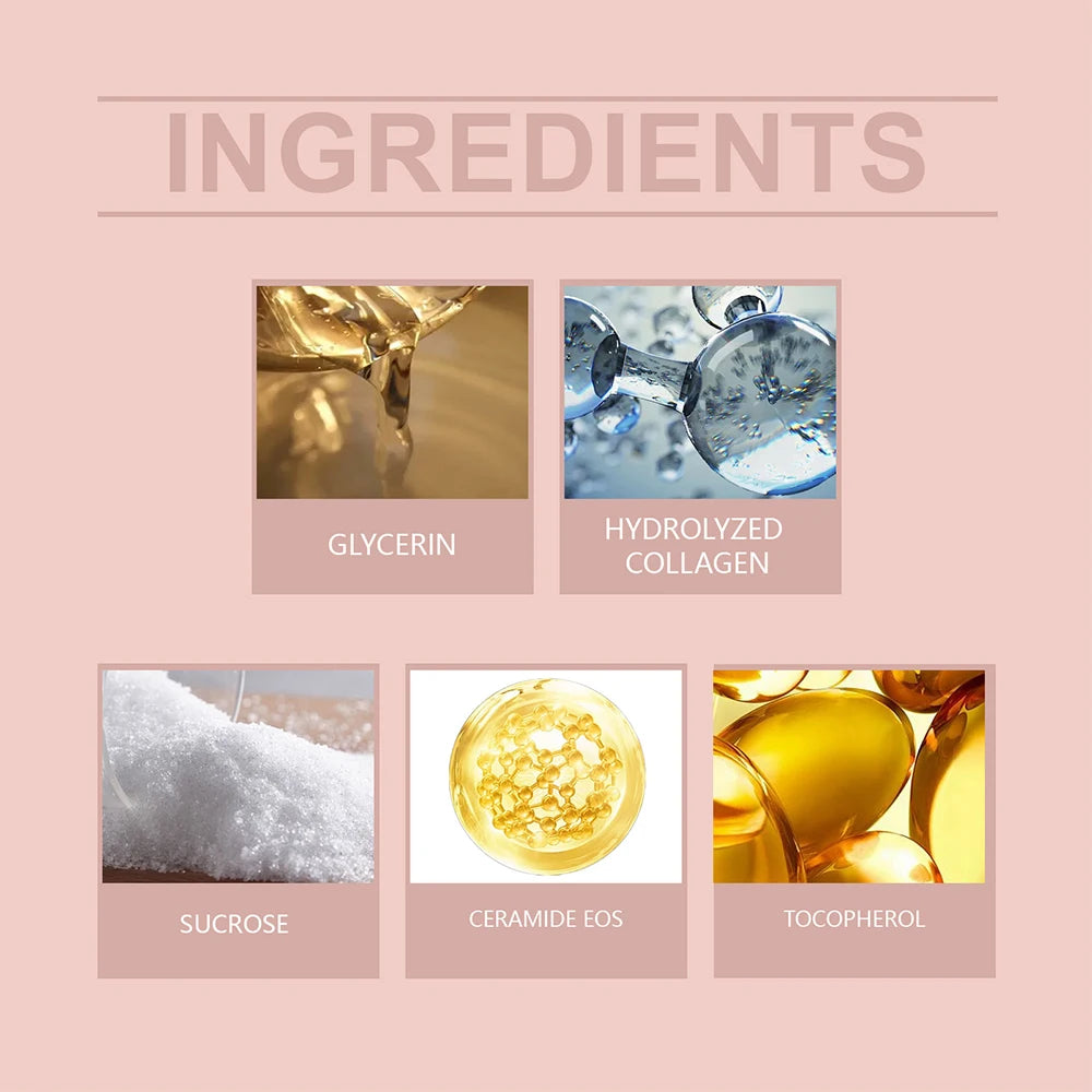 Collagen Peel Mask Cream with Brush Night Sleepping Face Skin Care Moisturizing Brighten Repair Facial Masks Skincare Treatment