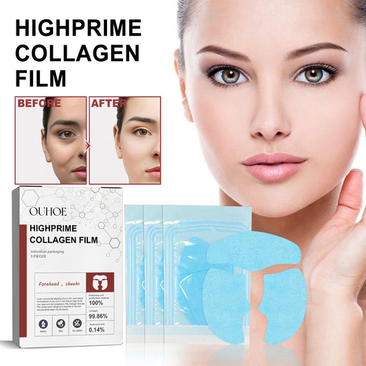 Soluble Collagen Face Mask Hydrolyzed Film Anti Aging Moisturizing Mask Remove Dark Circles Firming Lifting Gel Skin Care Set