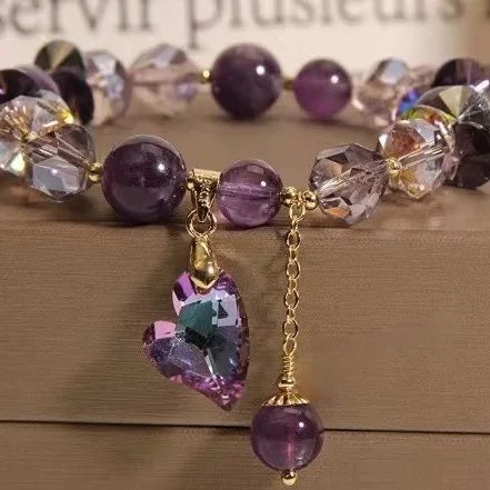 Natural Amethyst Chinese-Style Bracelet – A New Design Symbolizing Love, Romance & Spiritual Awakening