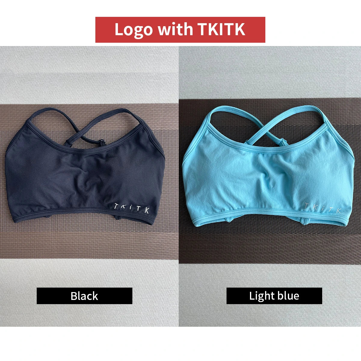 Newly listed price 2Pieces Sports Bra Seamless Spandex Woman Fitness Elastic  Sports Underwear