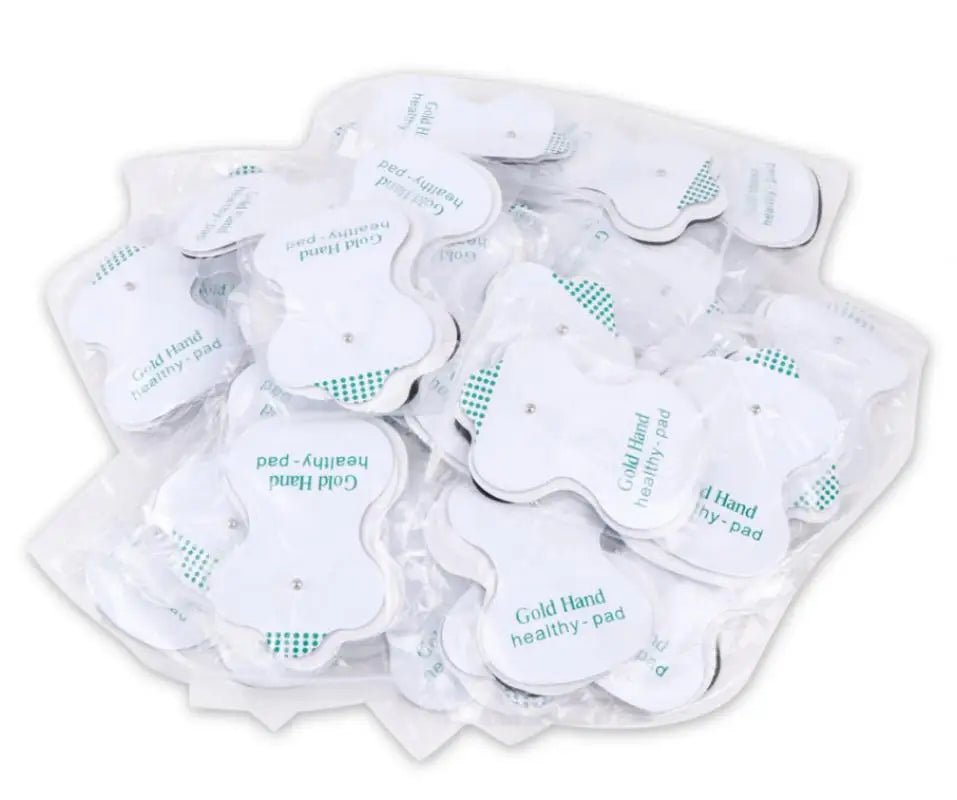50Pcs Tens Electrode Pads Conductive Gel Acupuncture Therapeutic Pulse Pressure Electrical Muscle Stimulator Massage Patches