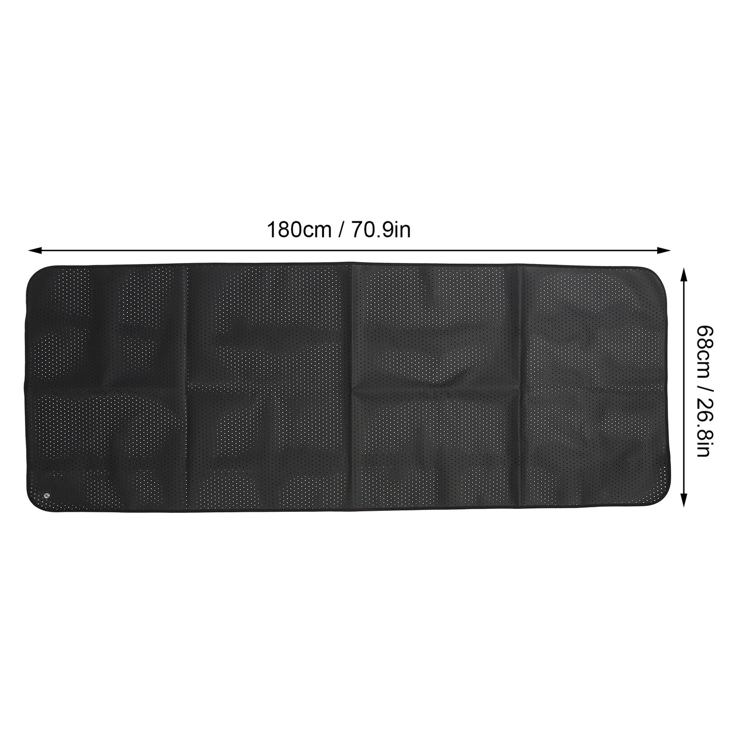 Grounding Sheet Grounding Mat Breathable Hole Black Stable Mood Improves Digestion Anxiety Relief Reduce Soreness for Sleeping