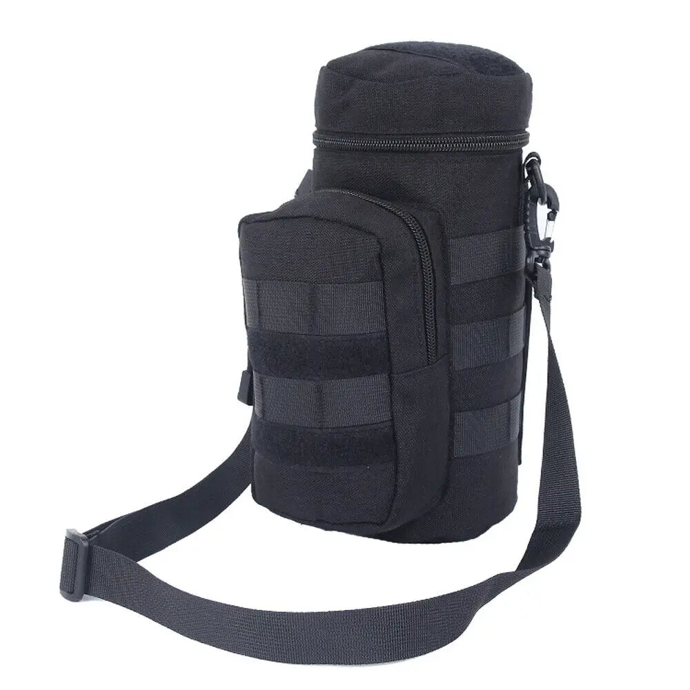 Tactical Molle Water Bottle Pouch Water Bottle Holder Bag Accessory Pouch Cycling Hiking Camping Pack Water Kettle Pouch Holder
