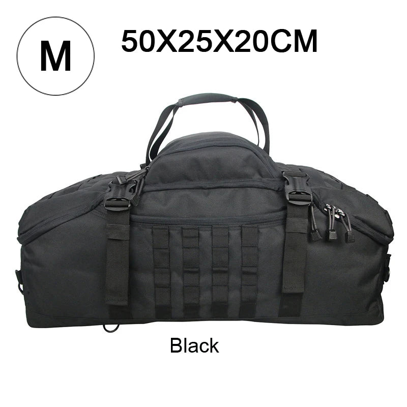 Outdoor Mountaineering Bag Molle Tactical Backpack Large Duffel Bag Hiking Camping Travel Bags