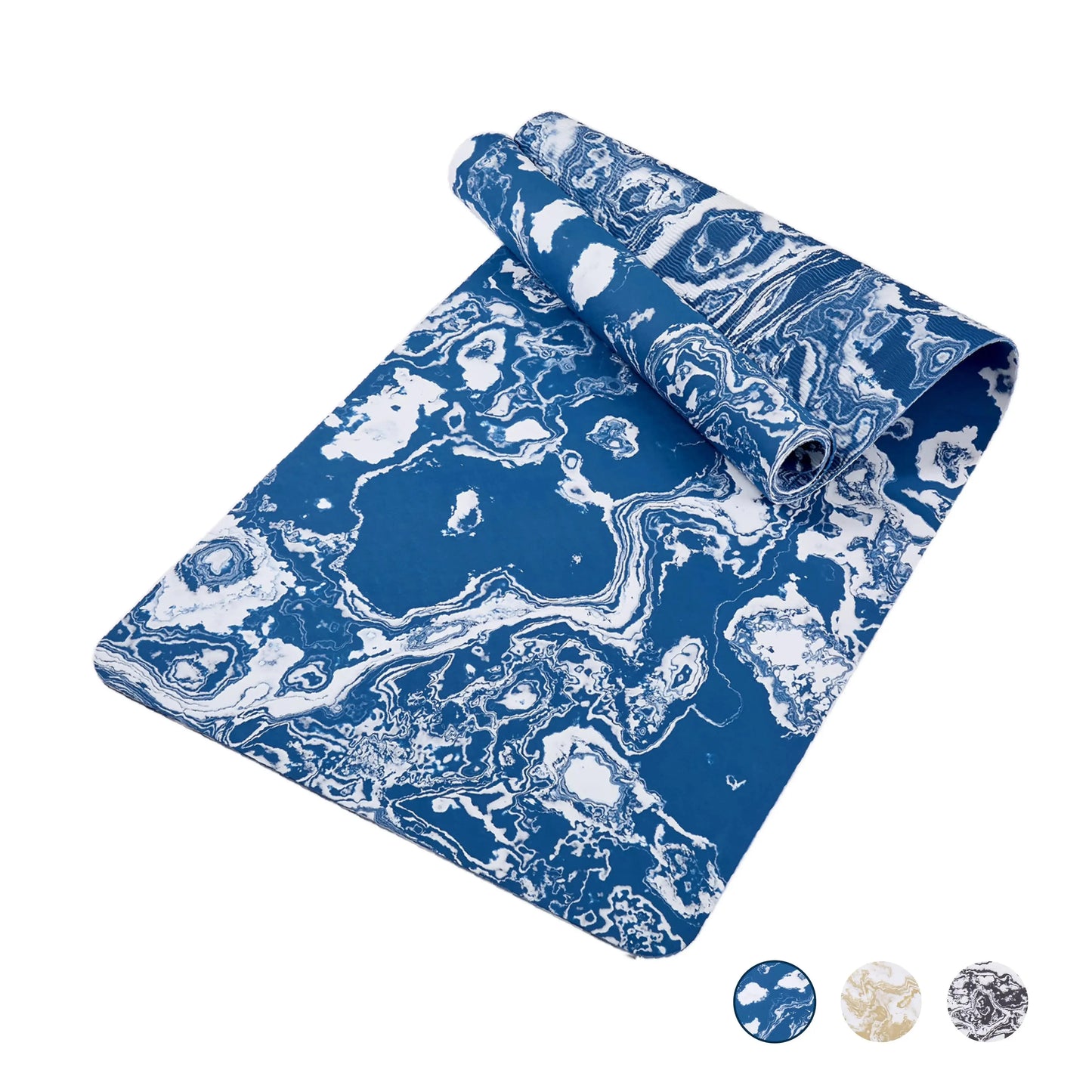 Yoga Mat, Exercise Yoga Mat Print with Non-Slip Design, Professional TPE Exericise Mat,Pilates Fitness and Floor Exercises