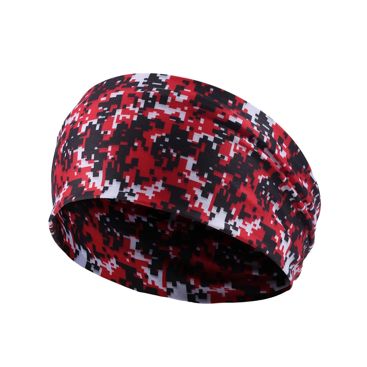 Mens Womens Wide Headband Non-slip Elastic Hair Wrap Sports Yoga Gym Hairband Breathable Gym Running Tennis Outdoor Headwrap