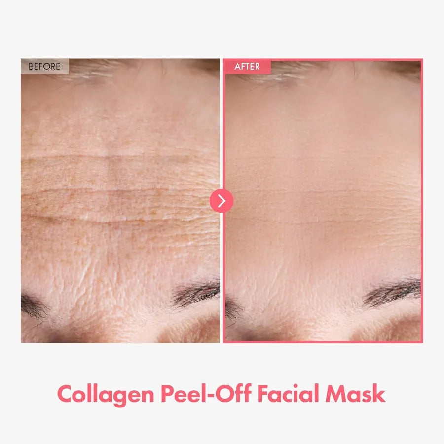 Real Collagen Fit Hydrolyzed Collagen Wrapping Mask Peel Off Facial Mask for elasticity Hydrating Glow Glass Skin Face Moisturi