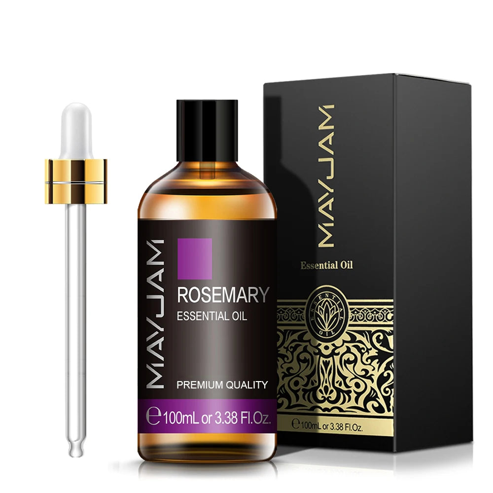100ml Pure Natural Jasmine Tea Tree Sandalwood Essential Oils Diffuser Plant Lavender Vanilla Rosemary Eucalyptus Essential Oil
