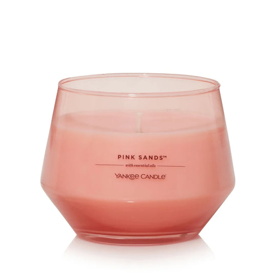 Pink Sands Scented Candle 10oz Soy Paraffin Blend Cotton Wick Unique Crackling Sound Home Ambiance Gift