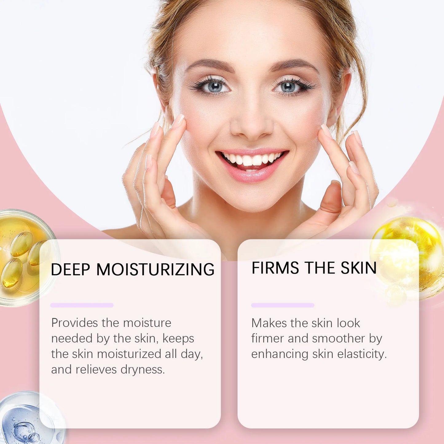 Collagen Light Wrinkle Tear Mask Hydrating Moisturizing and Skin Rejuvenating and Improving Dull Firming Apply Mask