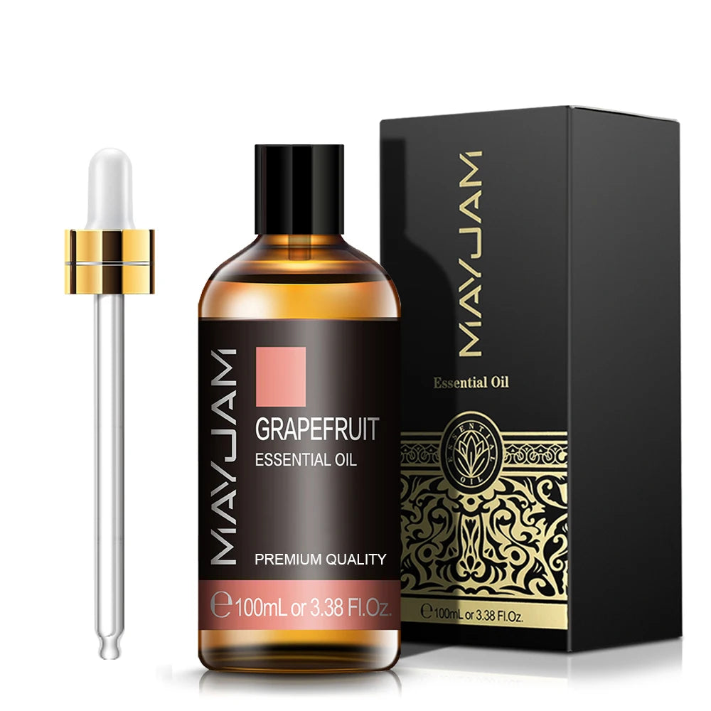 100ml Pure Natural Jasmine Tea Tree Sandalwood Essential Oils Diffuser Plant Lavender Vanilla Rosemary Eucalyptus Essential Oil