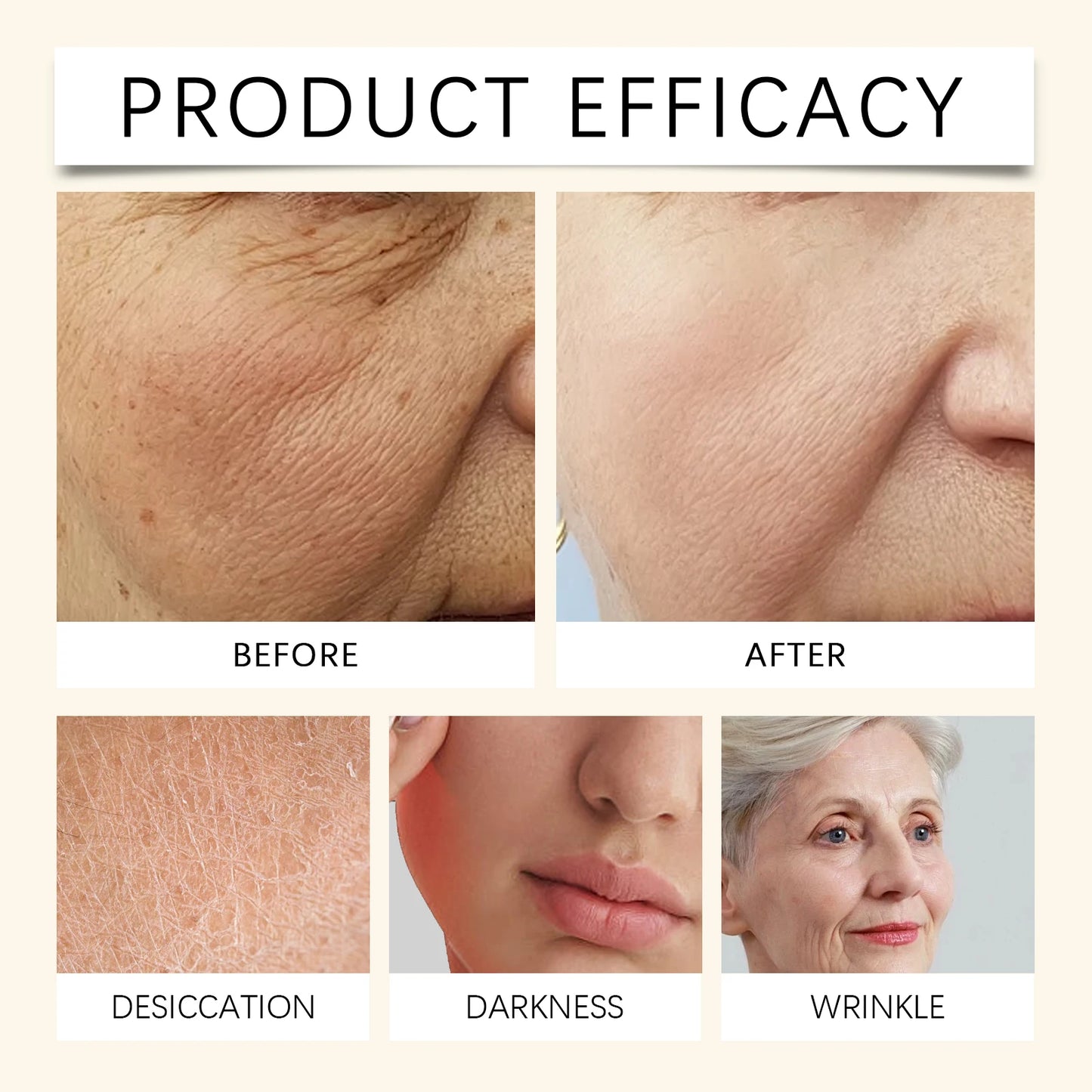 Facial Care Cream, Moisturizing Cream,  Facial Tallow Honey Balm, Deep Moisturizing Cream for Maintaining Skin Elasticity
