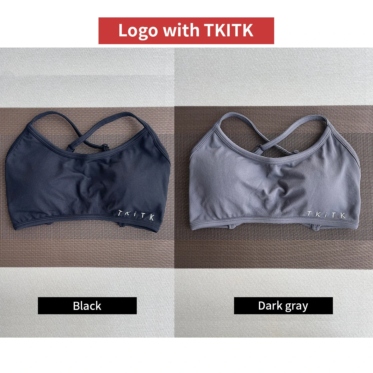 Newly listed price 2Pieces Sports Bra Seamless Spandex Woman Fitness Elastic  Sports Underwear