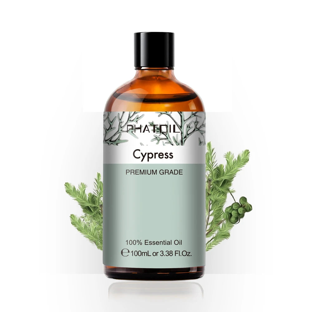 100ML Pure Natural Rose Essential Oils Humidifier Diffuser Lavender Vanilla Peppermint Geranium Cloves Basil Tea Tree Aroma Oil