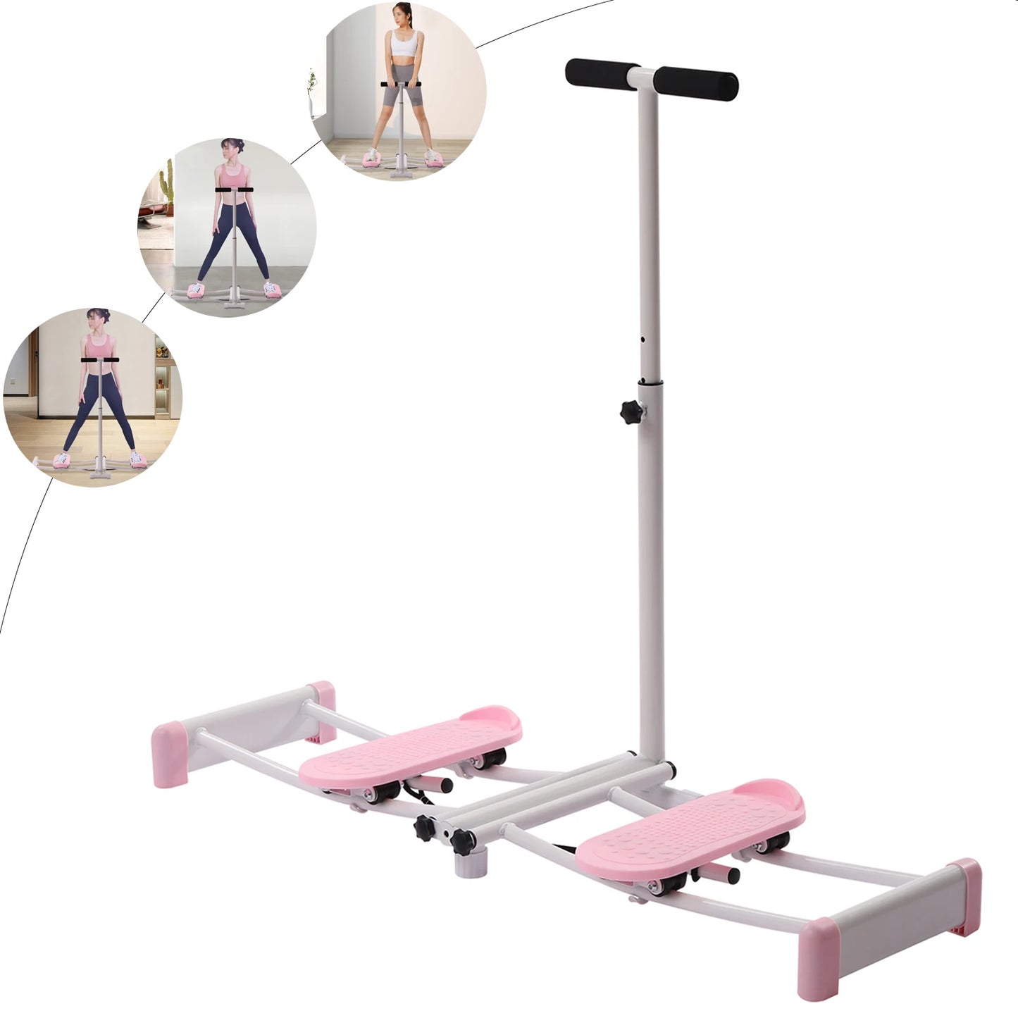(Pink) Pelvic Floor Muscle Fitness Equipment, Ski Training Machine, Pelvic Floor Muscle Repair Strengthening Training Device