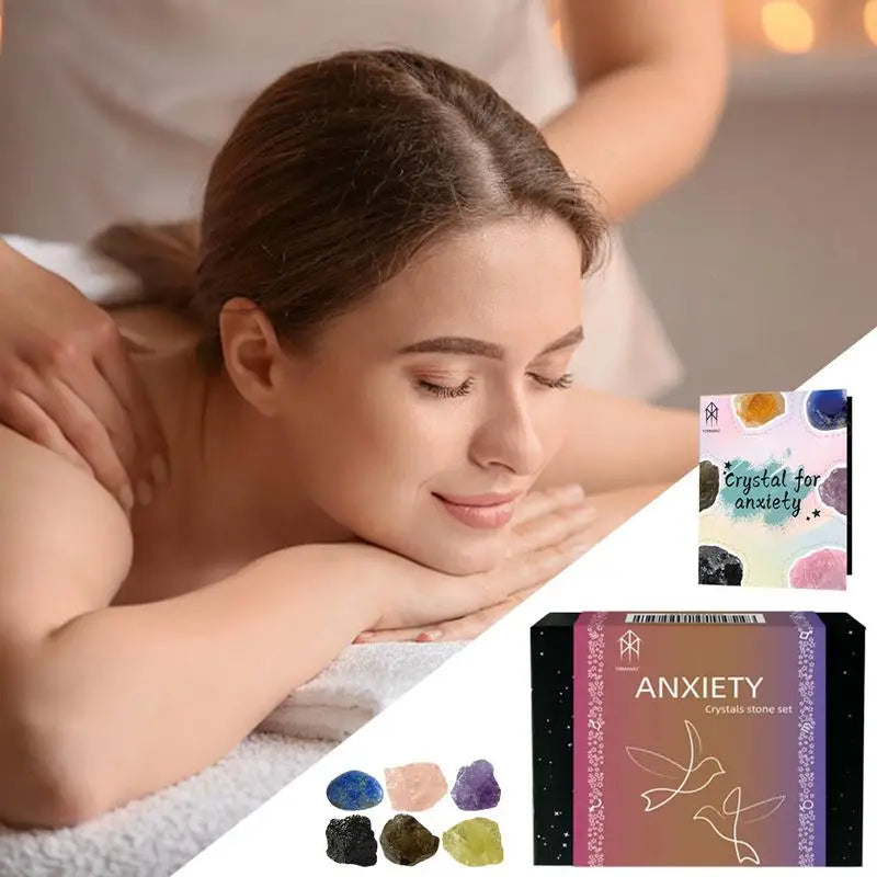 Reiki Crystals Stones Meditation Natural Crystals Stones Kit Emotional Balance Crystal Stone For Meditation Yoga Bedroom