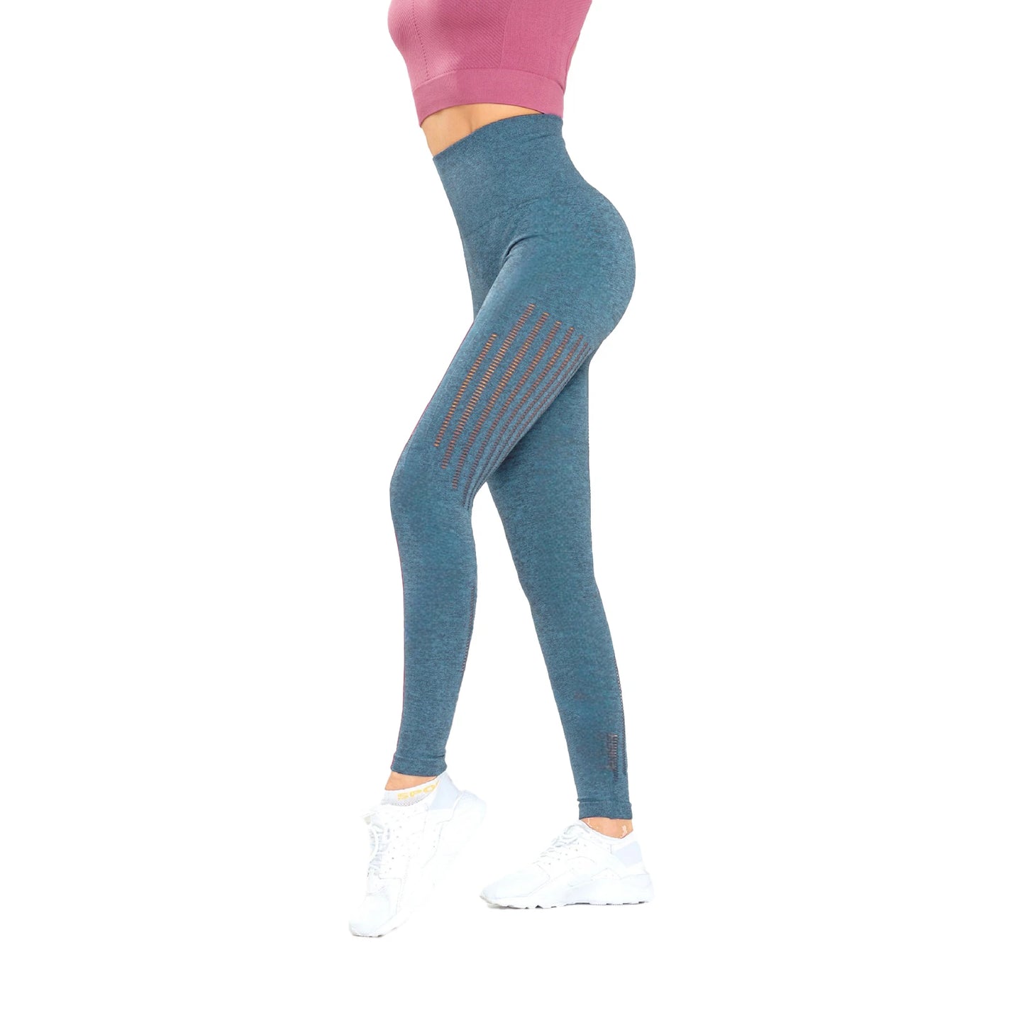 Women s High Waist Yoga Leggings with Tummy Control and Moisture-Wicking Fabric for Running and Workout