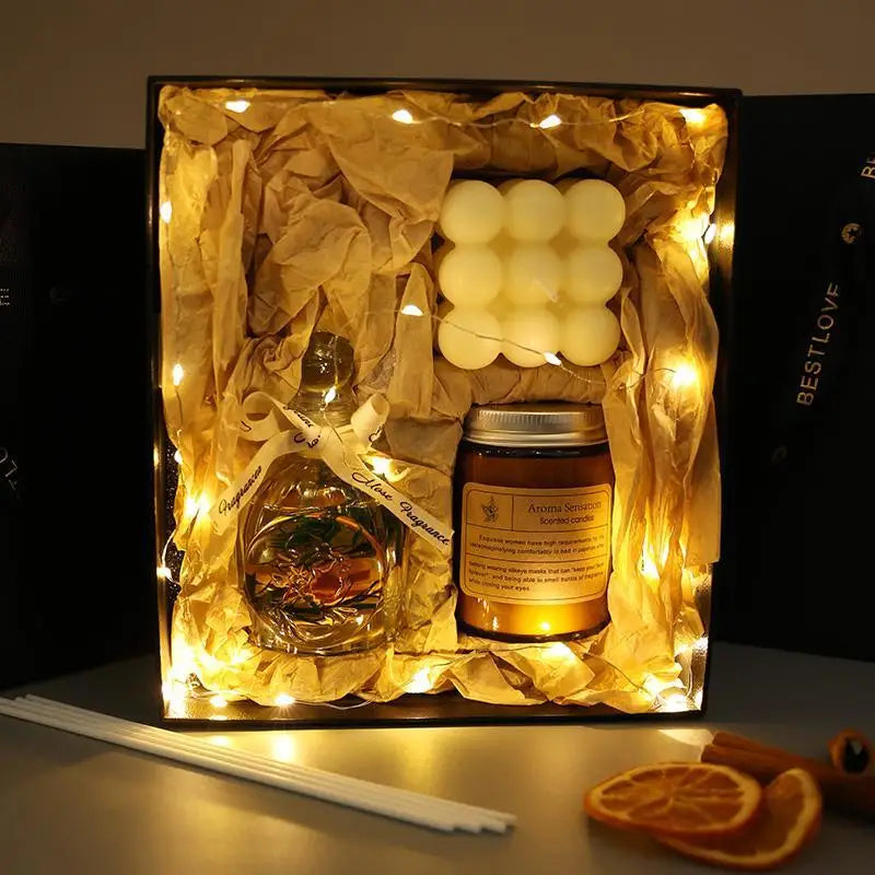 Scented Candle Gift Set - Wedding Or As Birthdaypresent Women, Personal Presents For Women -Momgifts Ldeas From