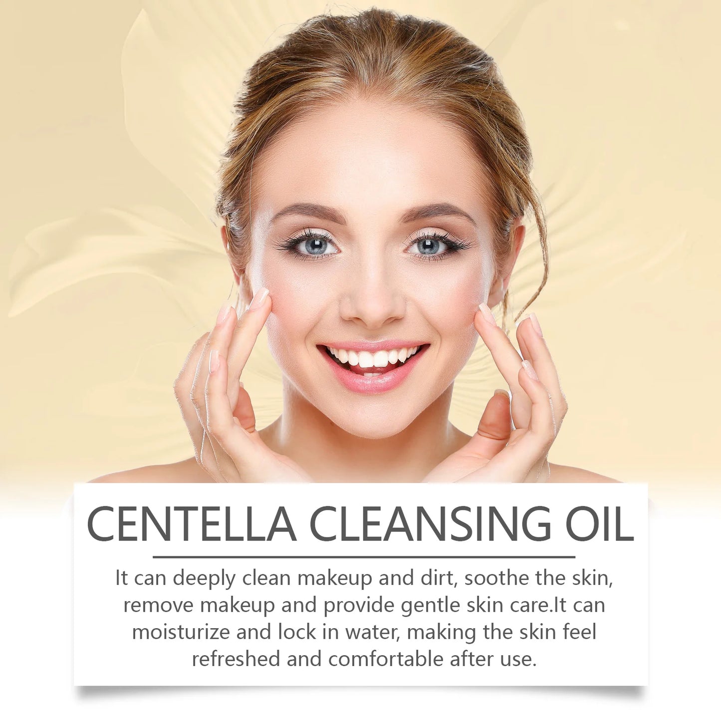 Lightweight Cleansing Oil - Vitamin E Makeup Remover for Face & Lips, Gentle Hydrating, Fast Emulsifying, No Residue