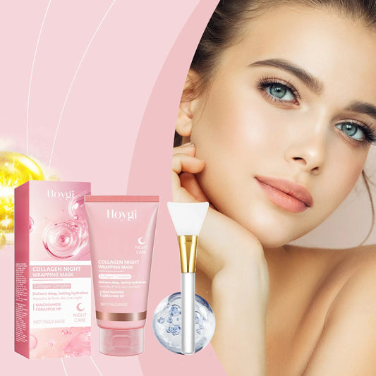 Collagen Light Wrinkle Tear Mask Hydrating Moisturizing and Skin Rejuvenating and Improving Dull Firming Apply Mask